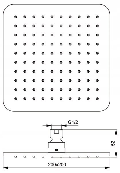 Ideal Standard Zestaw prysznicowy podtynkowy Tesi 6w1 KOMPLET Sufitowy Ideal Standard Zestaw prysznicowy podtynkowy Tesi 6w1 KOMPLET Sufitowy