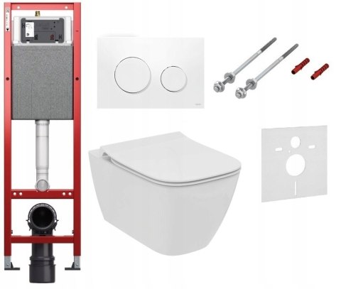 Zestaw podtynkowy wąski 32 cm WC TECE Loop biały Miska IDEAL STANDARD 6w1 Zestaw podtynkowy wąski 32 cm WC TECE Loop biały Miska IDEAL STANDARD 6w1
