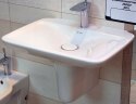 DURAVIT PURAVIDA Umywalka + półpostument 70x50 cm