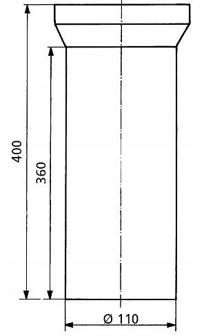 Sanit Prostka 400 mm x 110 mm