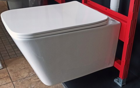 Zestaw podtynkowy wąski 32 cm WC TECE Loop Miska Stelaż 6w1 biały Zestaw podtynkowy wąski 32 cm WC TECE Loop Miska Stelaż 6w1 biały