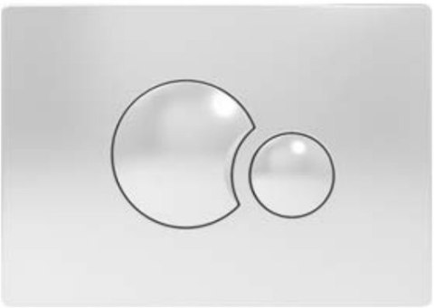 SANIT Przycisk MAŁY dwudzielny CHROM POŁYSK S706 16.706.81