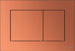 Przycisk spłukujący do WC Tece czerwony brąz metaliczny 9240422